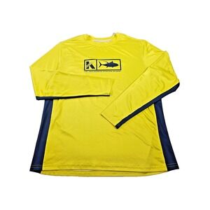 Koofin Gear Mens M Long Sleeve Lightweight Slinky Fishing Tee T-Shirt Top EUC